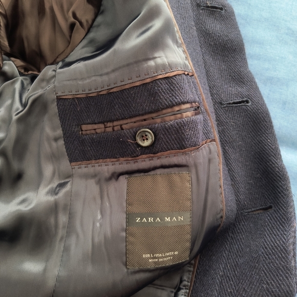 Zara Men Blue Coat - Picture 6 of 7